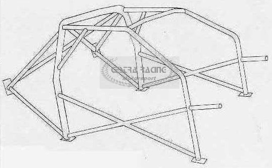 Sparco roll cage honda civic #1