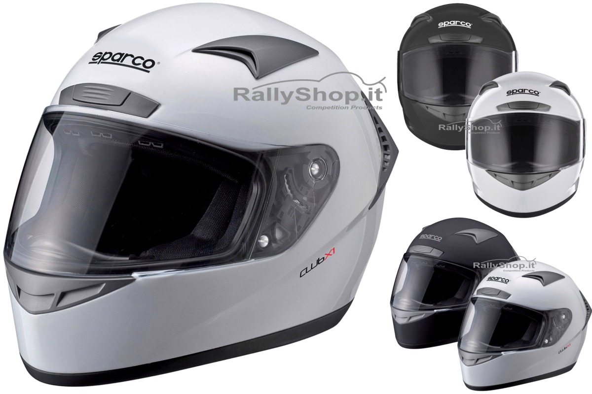Sparco Helmet Club X1-DOT M Black - SPARCO - 003319DOTN2M – Grudge  Motorsports