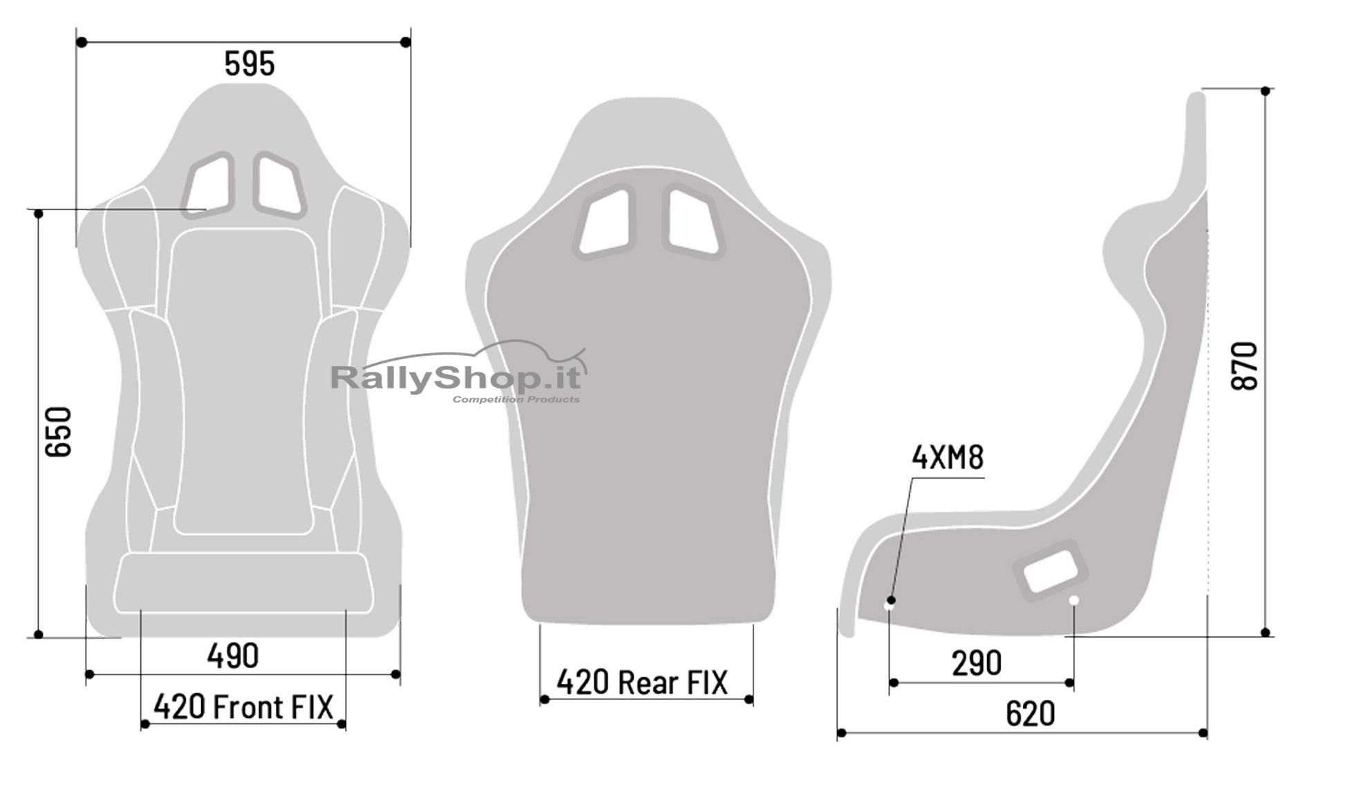 Seat Sparco GRID-Q QRT - 008009RNR - RallyShop Italy