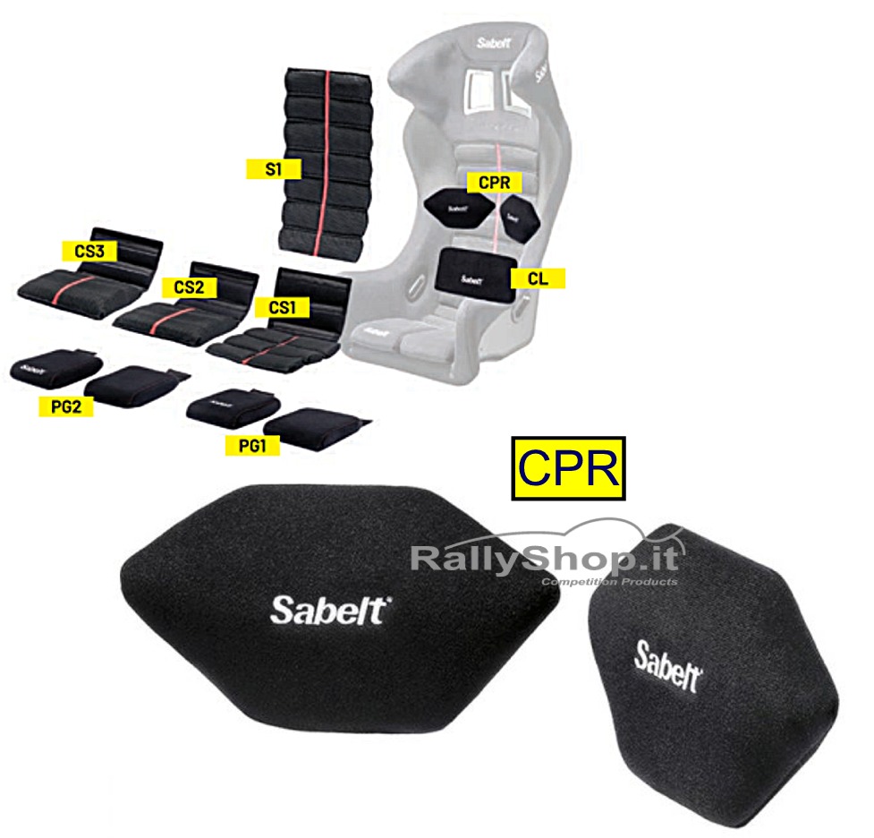 Sabelt cuscino sedile supporto lombare - RRTITAU014_A - RallyShop