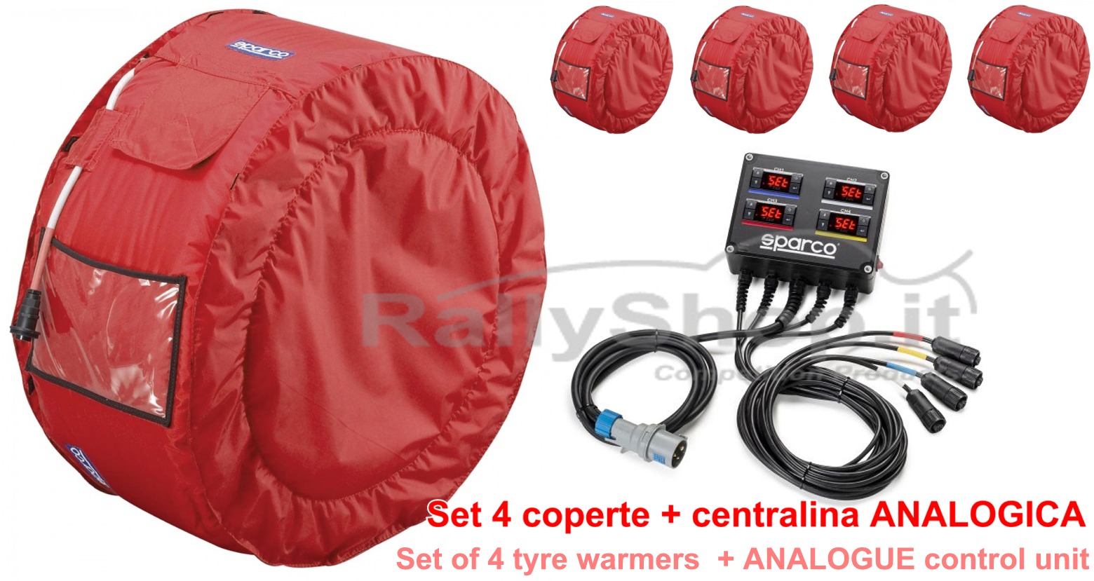 Coperte Termiche Sparco ANALOGICA ( set 4 pezzi) - 2980ANALOG