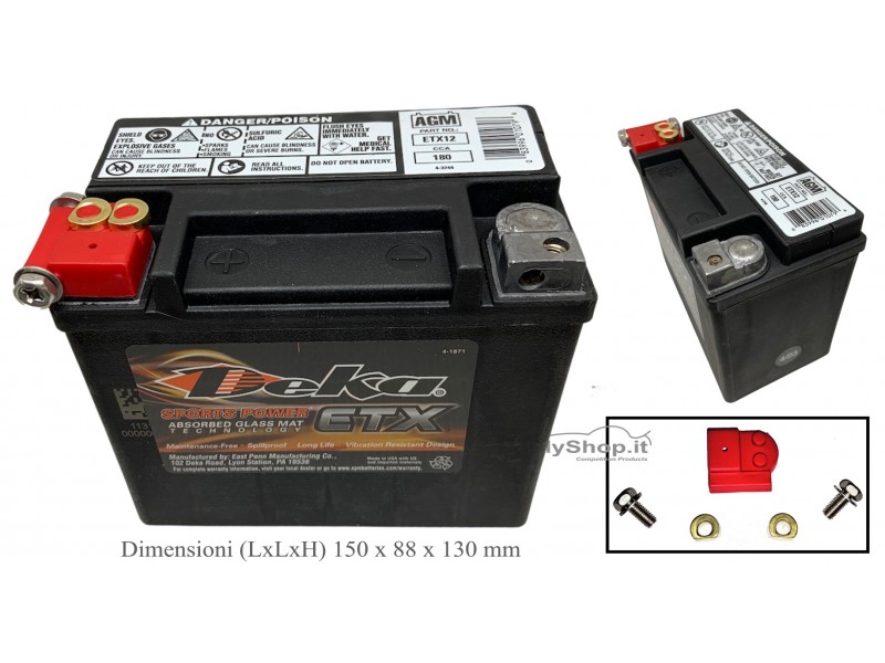 Batteria DEKA ETX12 - 180A-ETX12