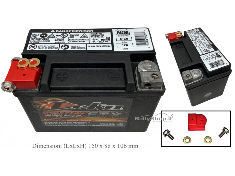 Batteria DEKA ETX9 - 120A-ETX9