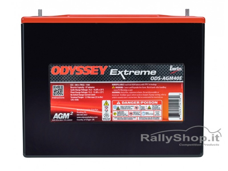 Batteria Odyssey Extreme 40  (ODS-AGM40E - PC1100)-PC1100- ODS-AGM40E