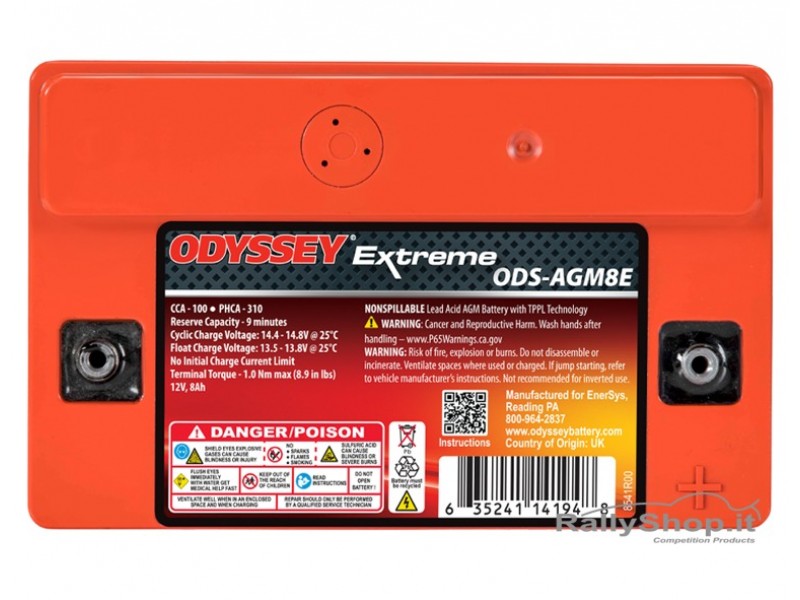 Batteria Odyssey Extreme 08 ( ODS-AGM8E PC310 )-PC310-ODS-AGM8E