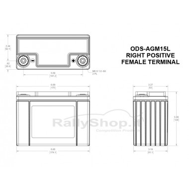 Batteria Odyssey Extreme 20 ( ODS-AGM15L - PC545 )