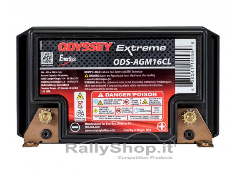 Batteria Odyssey Extreme 22 ( ODS-AGM16CL - C625 )-PC625-ODS-AGM16CL