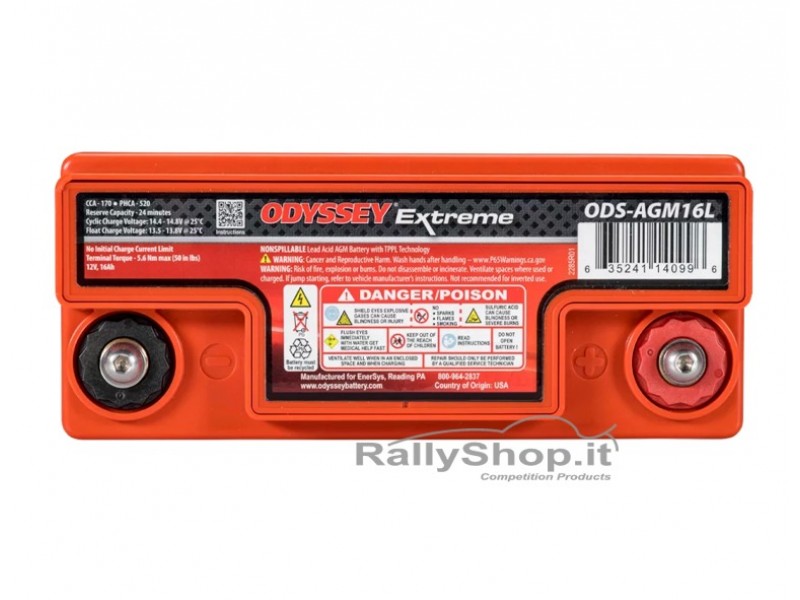 Batteria Odyssey Extreme 25  (ODS-AGM16L - PC680 )-PC680-ODS-AGM16L