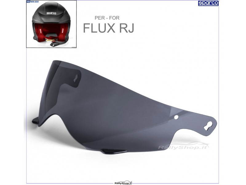 Visiera casco FLUX RJ ( Dark  )-BRA0003B0K3100N