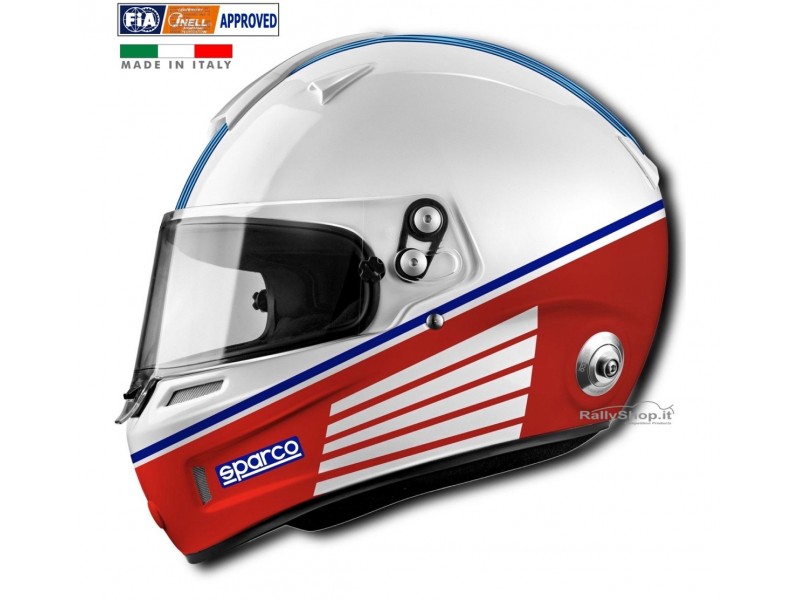 Casco Sparco AIR PRO RF-5W Martini Racing Stripes Design-003375MRB