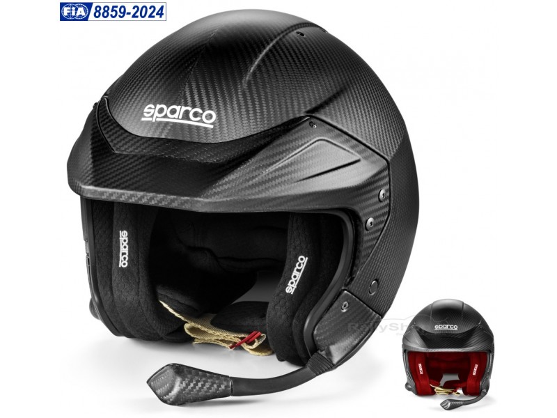 Casco Sparco FLUX RJ-i CARBON 8859-2024 ( con interfono )-BRH0001B0