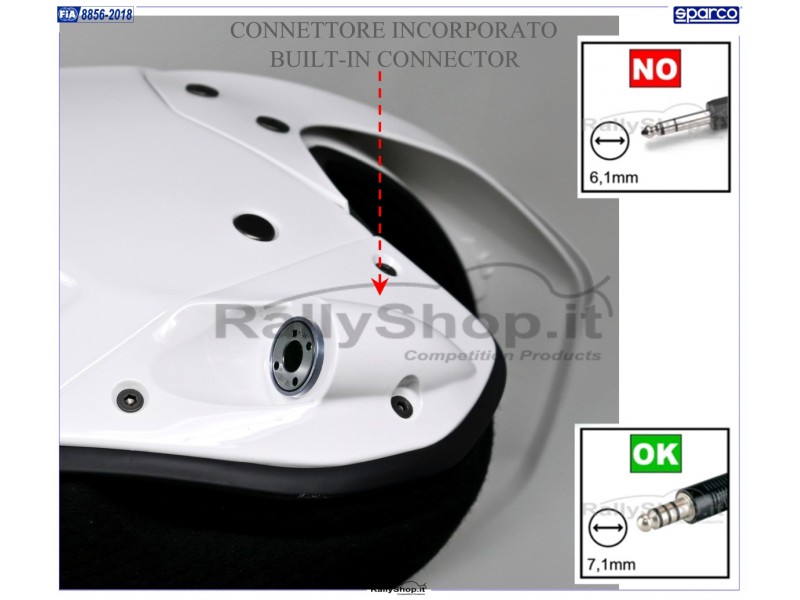 Casco Sparco FLUX RJ-i 8859-2024 ( con interfono )-BRH0005B0