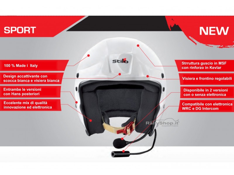 Casco Stilo SPORT JET ( senza interfono )-AA0132AG2T