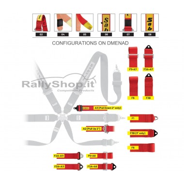 Cintura Sabelt SILVER Rally