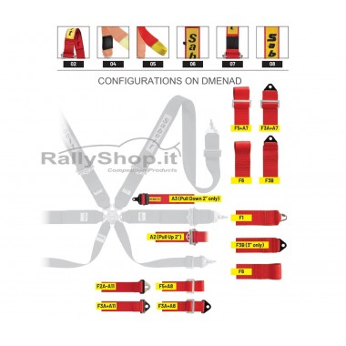 Cintura Sabelt SILVER Rally 3x3