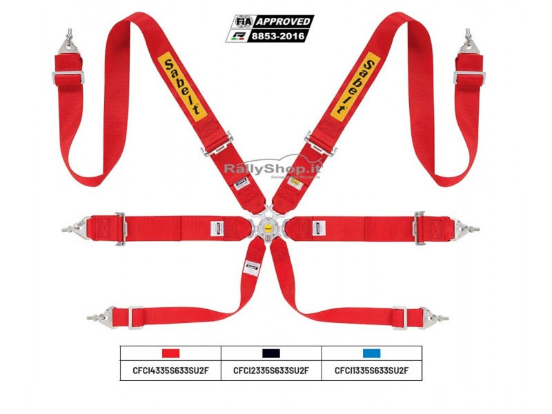 Cintura Sabelt STEEL Rally 3x3-CFCI4335S633SU2F