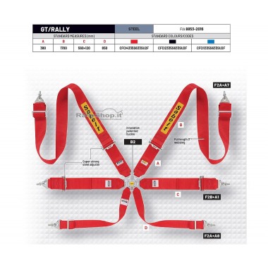 Cintura Sabelt STEEL Rally 3x3