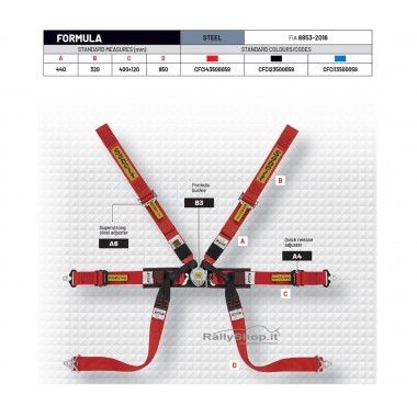 Cintura Sabelt Formula mid