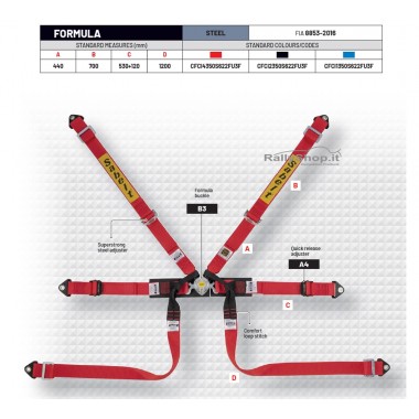 Cintura Sabelt STEEL Formula basic