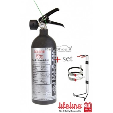 ESTINTORE BRANDEGGIABILE ZERO 360 2 kg. HAND HELD Lifeline