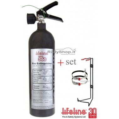 ESTINTORE BRANDEGGIABILE ZERO 360 3 kg.HAND HELD Lifeline