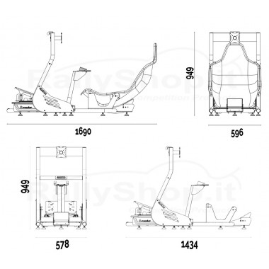 Sparco EVOLVE GP Cockpit Formula ( F1 )