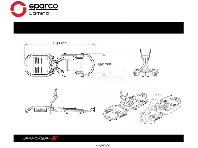 Sparco Evolve Kart PRO ( Junior)-G03910