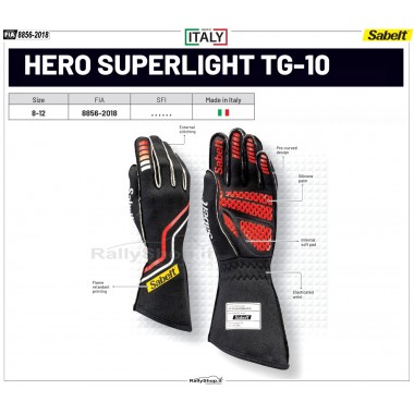 Guanti Sabelt Hero Superlight TG-10