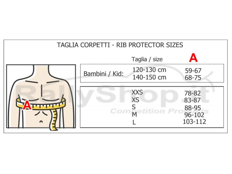 Sparco K-Track Rib Protector - 002406K - RallyShop Italy