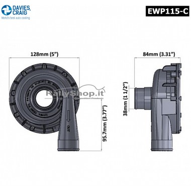 POMPA ACQUA ELETTRICA PLUS CON CONTROLLER (115 LITRI/MINUTO) EWP8030