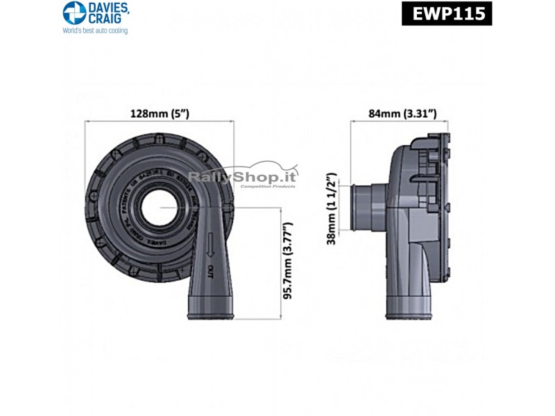 POMPA ACQUA ELETTRICA PLUS (115 LITRI/MINUTO) EWP8025-EWP8025