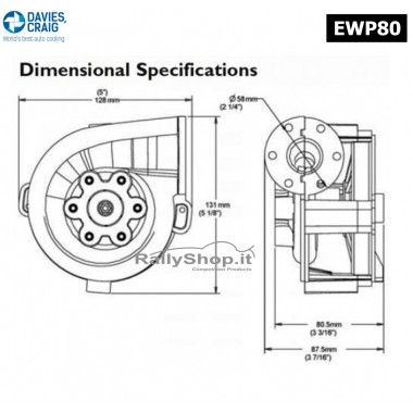 POMPA ACQUA ELETTRICA STANDARD (80 LITRI/MINUTO) EWP8005