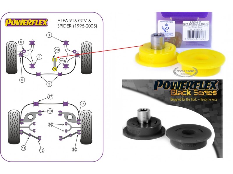 ALFA ROMEO - 145, 146, 155 (KIT 1 PEZZO)