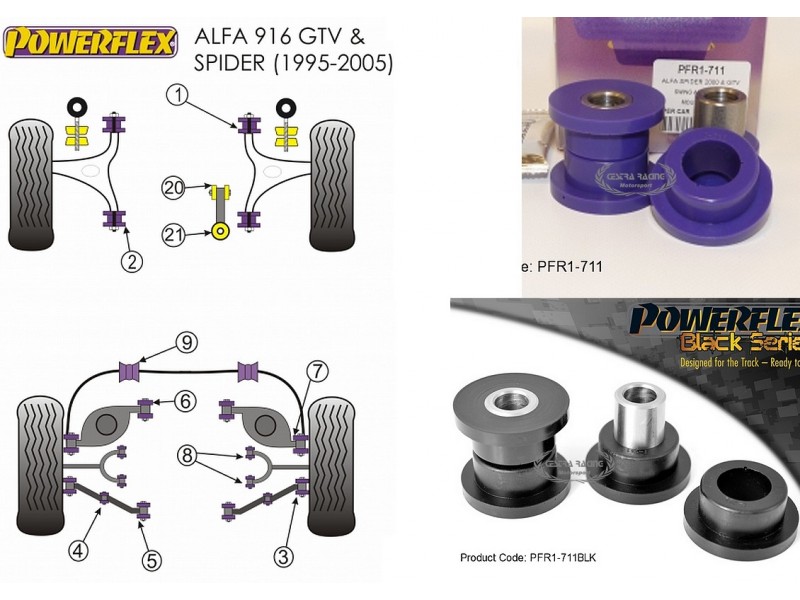 GTV & SPIDER 2.0 & V6, 916 (1995-2005) (KIT 2 PEZZI)