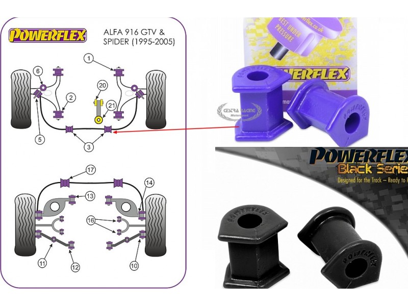 ALFA ROMEO GTV & SPIDER 2.0 & V6, 916 (1995-2005) (KIT 2 PEZZI)