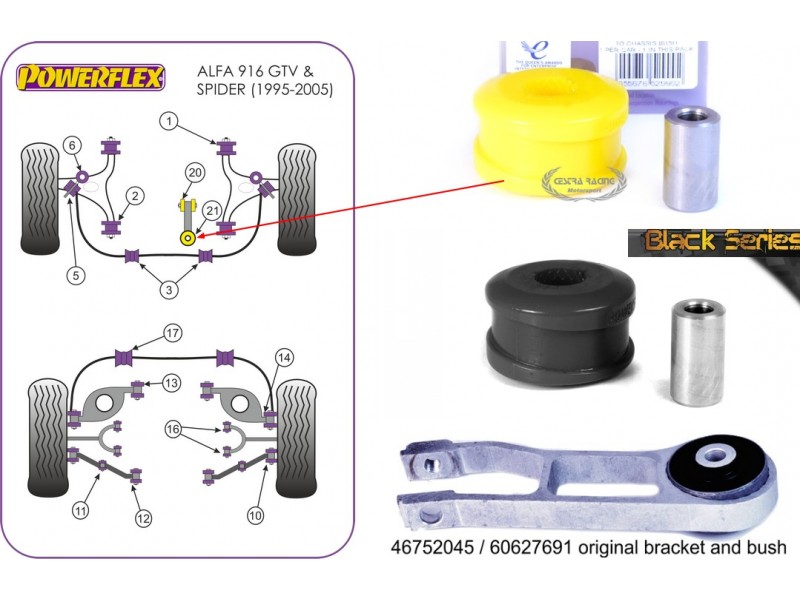 ALFA ROMEO SOLO GTV & SPIDER V6 (1995-2005) (KIT 1 PEZZO)