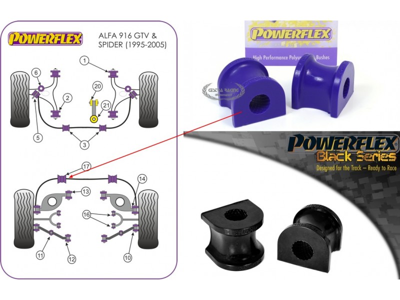 GTV & SPIDER 2.0 & V6, 916 (1995-2005) (KIT 2 PEZZI)