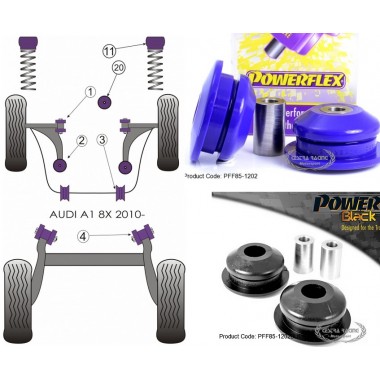 AUDI - A1 (8X) (2010-) 2WD / S1 (8X) 2014> (KIT 2 PEZZI)