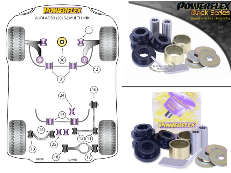 AUDI - A3 (8V) INCL. S3 (2013>) - Multi Link (KIT 2 PEZZI)