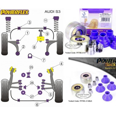 AUDI - S3 (8L) 4WD - A3 (8L) 2WD (99-03) (KIT 2 PE