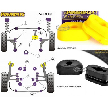 AUDI - S3 (8L) 4WD - A3 (8L) 2WD (99-03) (KIT 1 PE