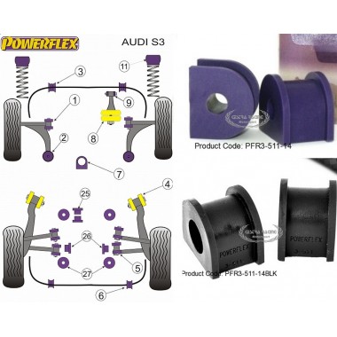 AUDI - S3 (8L) 4WD (99-03) (KIT 2 PEZZO)