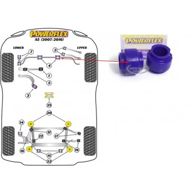 AUDI - A5 / S5 / RS5 (8T-8F-B8) 07>16 (KIT 2 PE