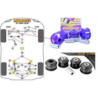 AUDI - A5 / S5 / RS5 (8T-8F-B8) 07>16 (KIT 4 PE