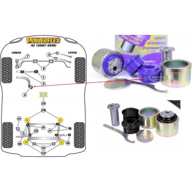 AUDI - A5 / S5 (8T-8F-B8) 07>16 (KIT 2 PEZZI)