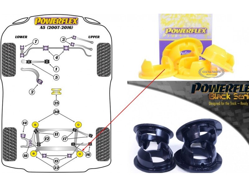 AUDI - A5 / S5 / RS5 (8T-8F-B8) 07>16 (KIT 2 PEZZI)