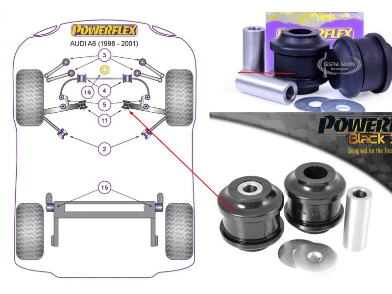 AUDI - A6 - S6 (4B/C5) (KIT 2 PEZZI)