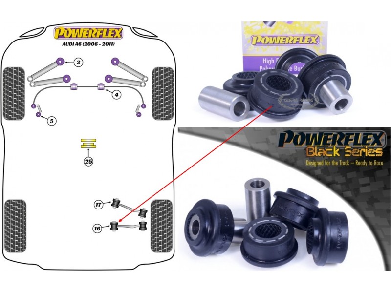 AUDI - A6 (4F/C6) 2006>2011 (KIT 2 PEZZI)