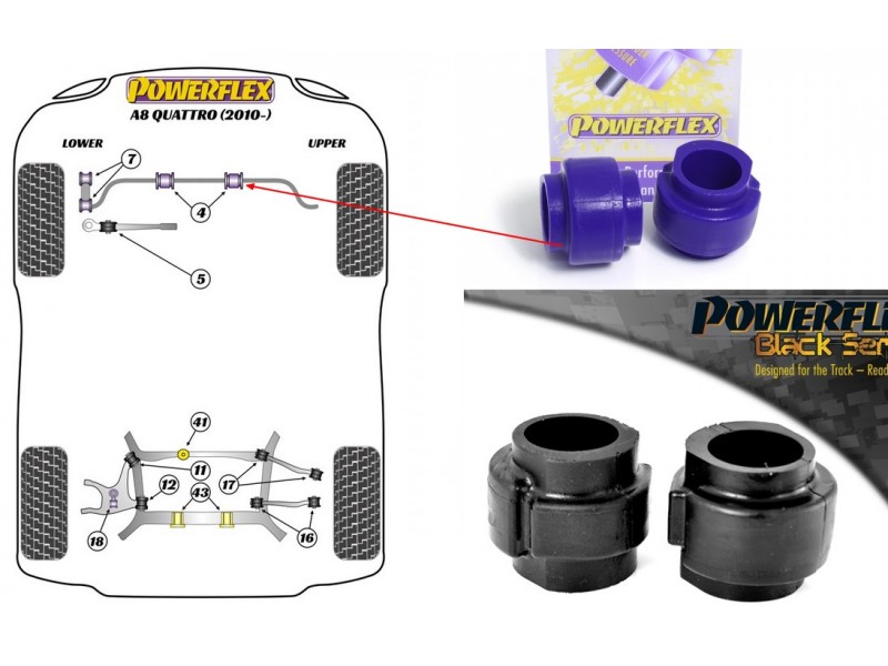 AUDI - A8 / S8 (4H) 2010> (KIT 2 PEZZI)