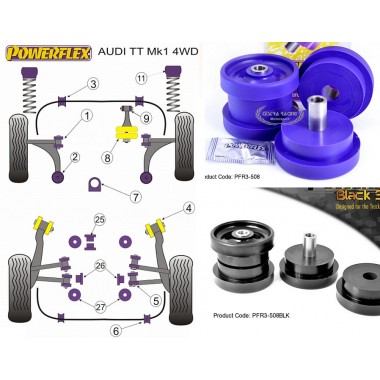 AUDI - TT Mk1 Type 8N 4WD 1999>2006 (KIT 2 PEZZ